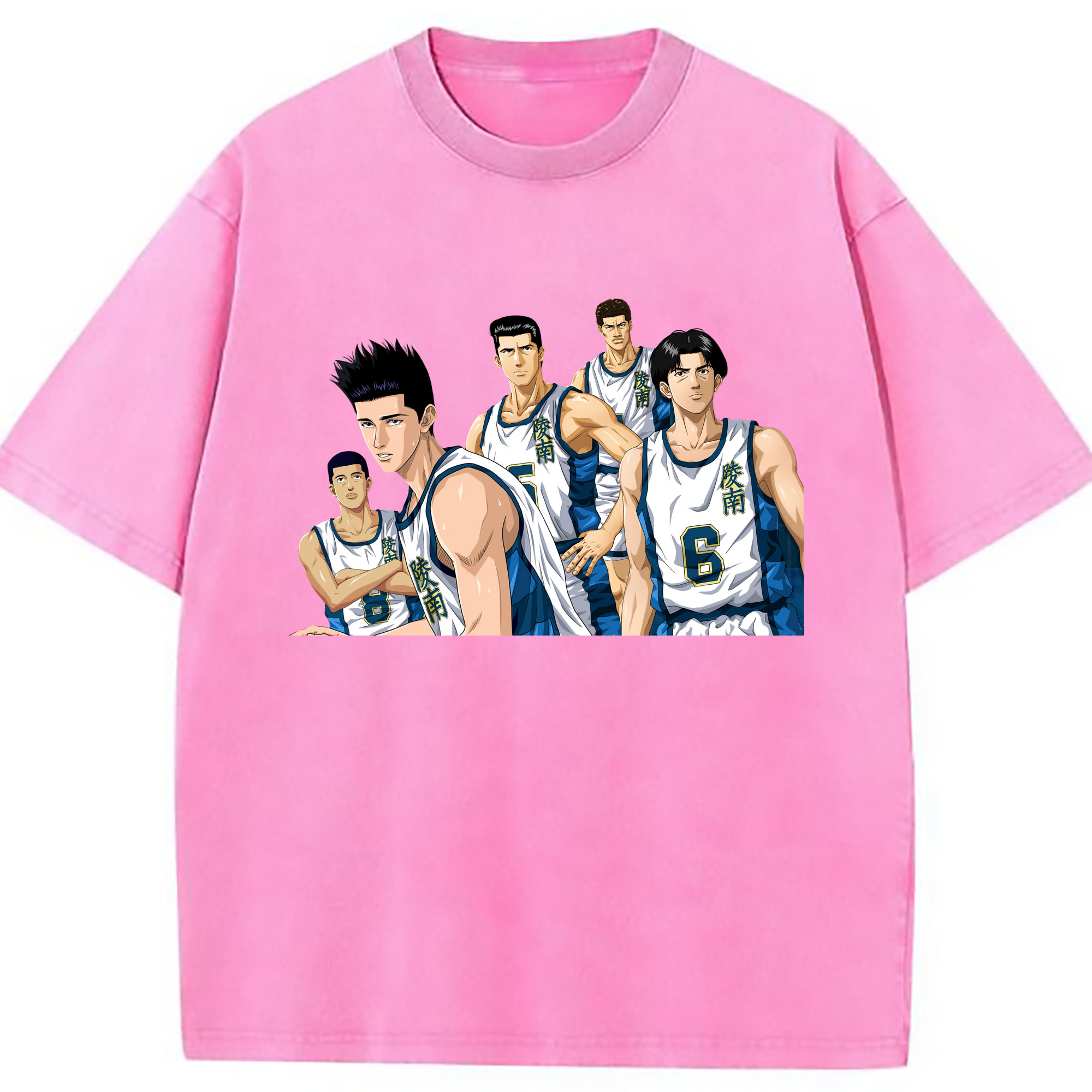 （画像用） SLAM DUNK／スラムダンク 綿100% ヴィンテージ風 半袖Tシャツ（フロントプリント）